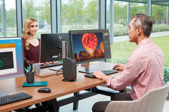 Produktbild HP Thin Client t740 - V1756B - 8GB RAM - 64GB Flash - Win 10 IOT Enterprise (AMD Ryzen Embedded V1756B, 8 GB, Radeon RX Vega 8)