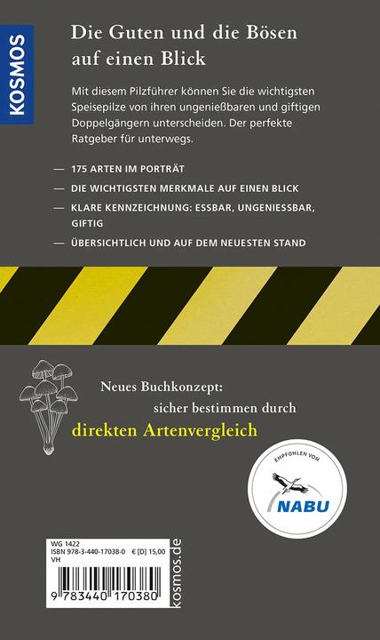 Produktbild Kosmos Essbare Pilze und ihre giftigen Doppelgänger (Deutsch, Hans E. Laux, Andreas Gminder, 2022)