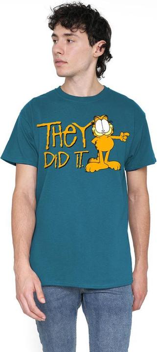Actual product image Garfield Mens They Did It T-Shirt (M)