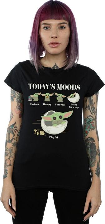 Immagine prodotto Star Wars The Mandalorian The Child Moods Maglietta Donna (M)