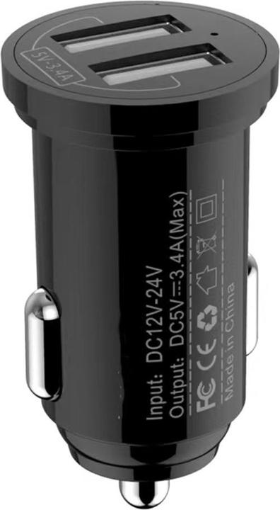 Immagine prodotto Techly Mini caricatore da auto 2 porte USB-A