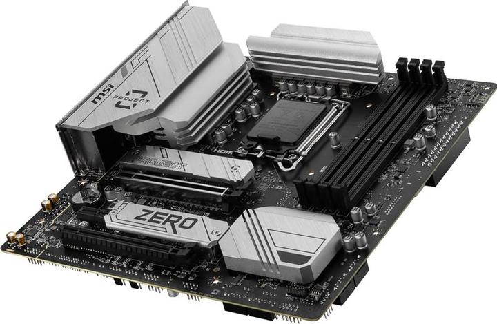 Produktbild MSI B760M PROJECT ZERO (LGA 1700, Intel B760, mATX)