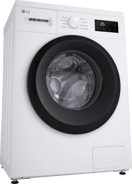 Image du produit LG Waschmaschine Weiss, 1400 Umin, A ITModell (8 kg, Gauche)