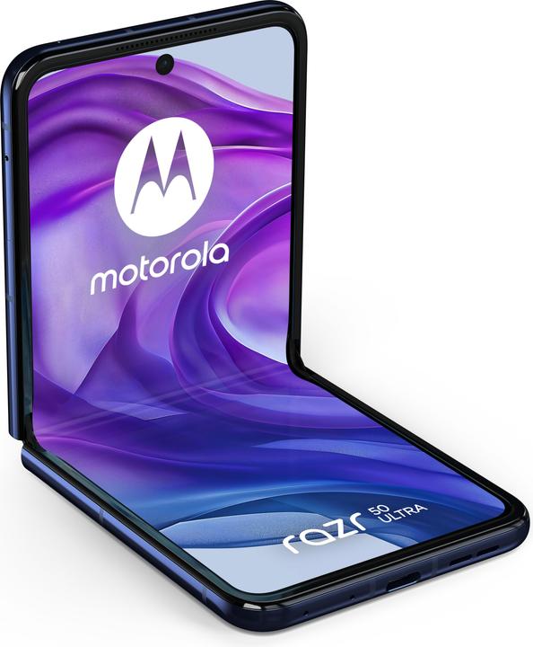 Actual product image Motorola Razr 50 Ultra (512 GB, Midnight Blue, 6.90", SIM + eSIM, 50 Mpx, 5G)