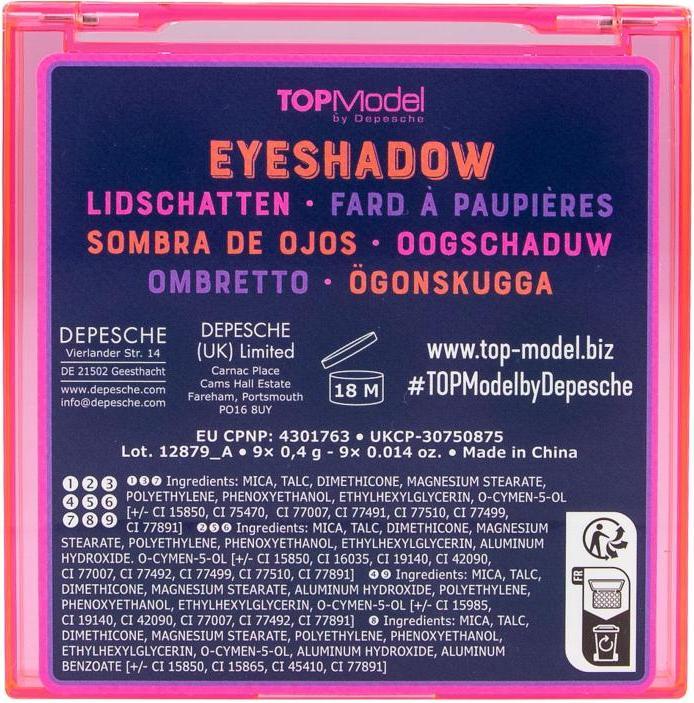 Produktbild Magni Lidschatten TOPModel NIGHT LIGHT 9 x 0,4 g (0412879)