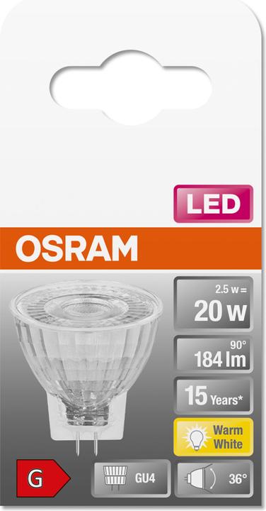 Immagine prodotto Osram Stella Mr11 (GU4, 20 W, 184 lm, 1 x, G)