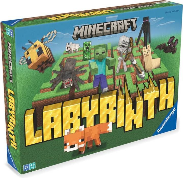 Image du produit Ravensburger 24684 - Minecraft Labyrinth - Le jeu classique pour 2-4 joueurs à partir de 7 ans avec (Multilingue)