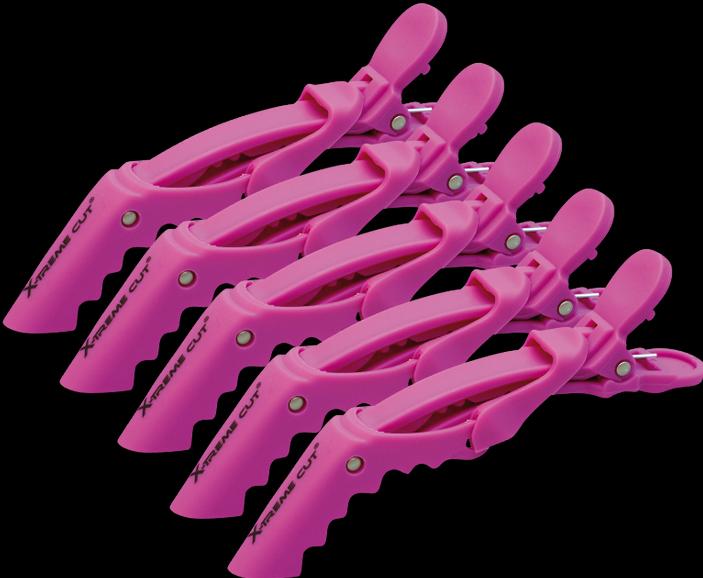 Immagine prodotto Akashi X-Treme Cut Soft touch Shark Clips 11 cm pink 5 Stk.