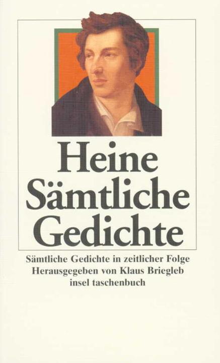 Image du produit Sämtliche Gedichte in zeitlicher Folge (Allemand, Heinrich Heine Heine, 1997)