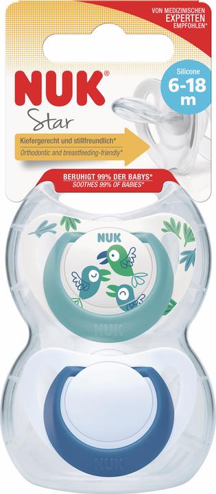 Produktbild NUK Beruhigungssauger Star (2 x, 6 - 18 Monate)