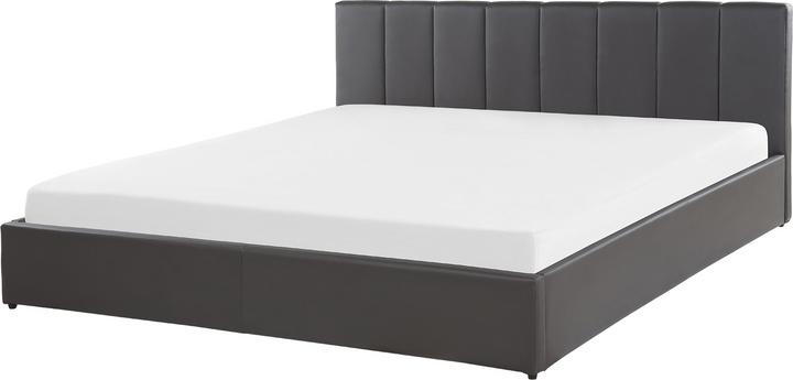 Immagine prodotto Beliani Letto in similpelle grigio con rete pieghevole 180 x 200 cm DREUX (180 x 200 cm)