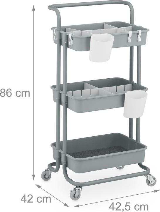 Actual product image Relaxdays Trolley