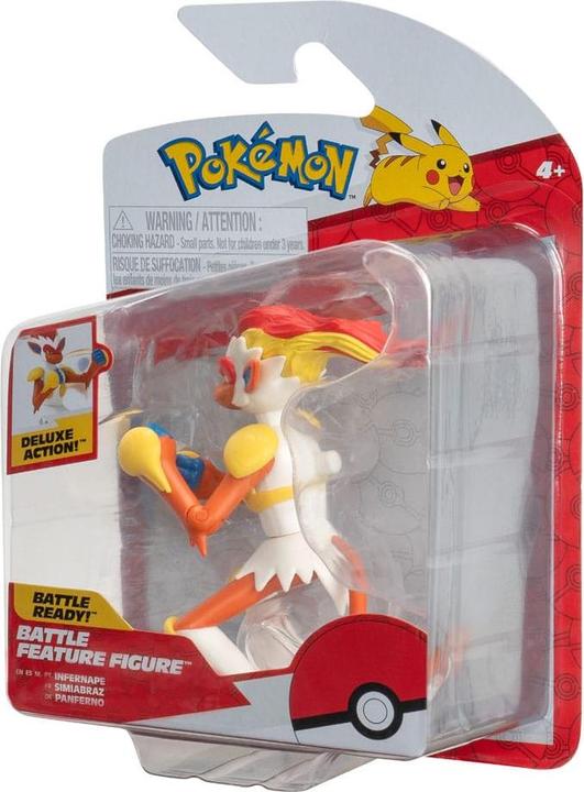 Actual product image Jazwares Pokémon PKW2670 4.5" Battle Figure-Infernape