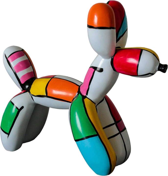 Schubiger Hund aus Luftballons (27 x 33 x 14 cm)
