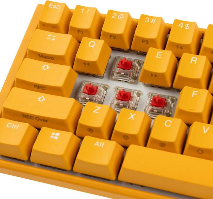 Produktbild Ducky One 3 Yellow SF Gaming Tastatur, RGB LED - MX-Red (US) (US, Kabelgebunden)