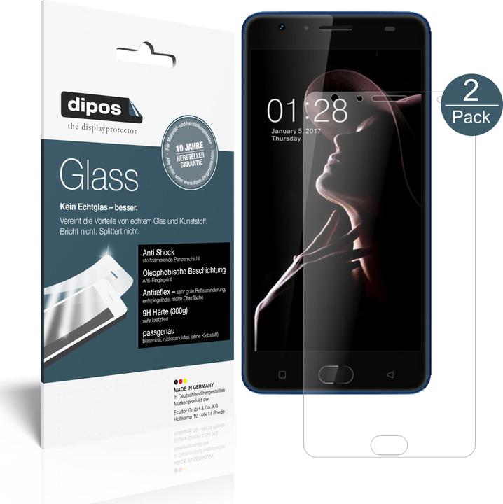Actual product image Dipos Screen Protector Anti-Shock (2 Piece, Gretel GT6000)