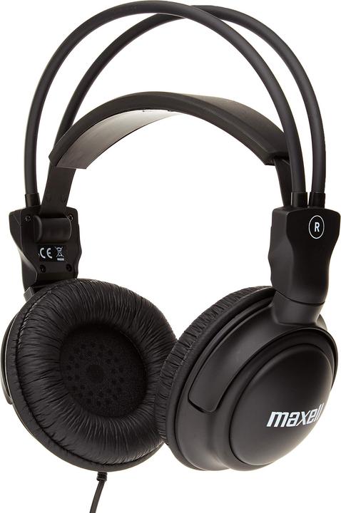 Produktbild Maxell Headphones with Volume Control, 60 Ohm, 3,5mm, 2,5m Cable, Grey (ANC, Kabelgebunden)