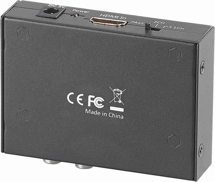 Immagine prodotto Auvisio Convertitore audio HDMI a TOSLINK e cinch stereo (Interruttore video)