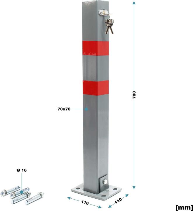 Actual product image Wiltec Parkpfosten