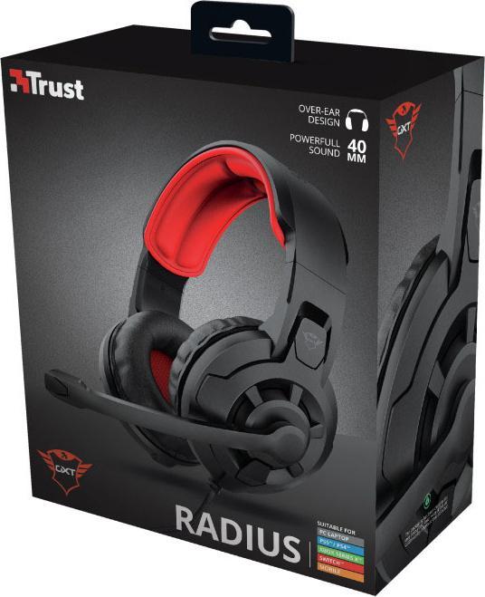 Actual product image Trust GXT 411 Radius Multiplatform Gaming Headset (Cable)