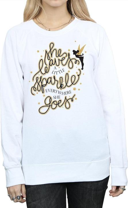 Actual product image Disney Womens/Ladies Tinkerbell Stars Sweatshirt (L)