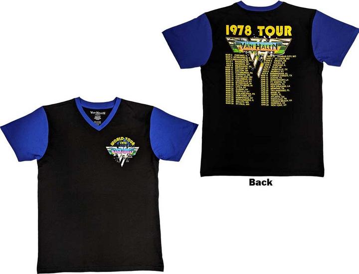 Van Halen 1982 Tour Dates Raglan (XXL)