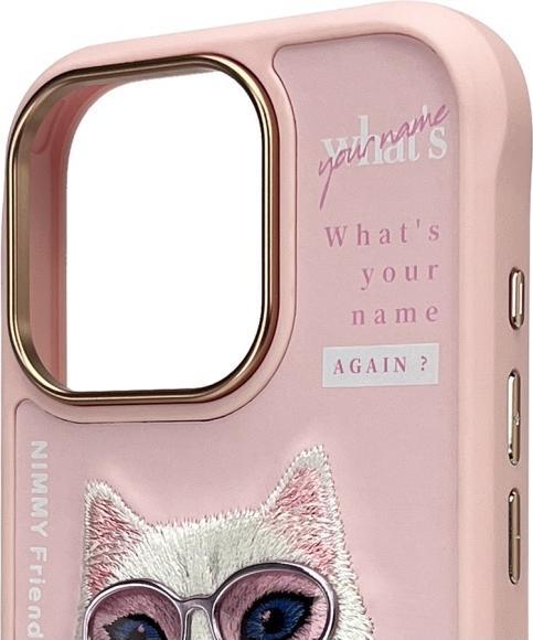 Immagine prodotto Prestigio Nimmy case iPhone 16 Pro 6.3" pink Cool&Cute 2.0 Cat (Apple iPhone 16 Pro)