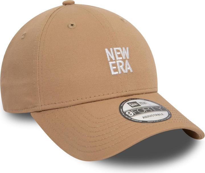 Actual product image New Era 9Forty Strapback Cap - BRAND LOGO camel beige