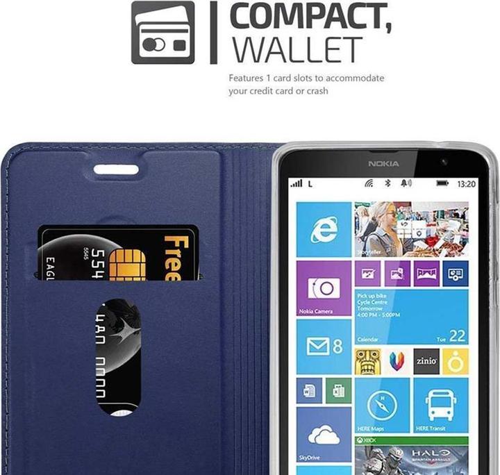 Actual product image Cadorabo Book Classy Style Cover (Nokia Lumia 1320)