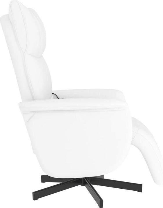 Produktbild VidaXL Massagesessel mit Fussteil Weiss Kunstleder,Farbe