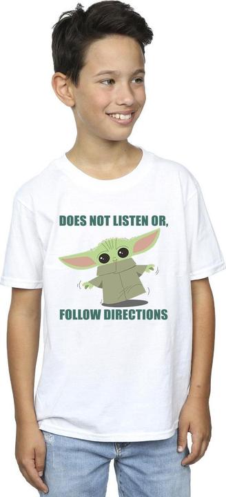 Produktbild Star Wars The Mandalorian Grogu Does Not Listen TShirt Jungen (152, 158)