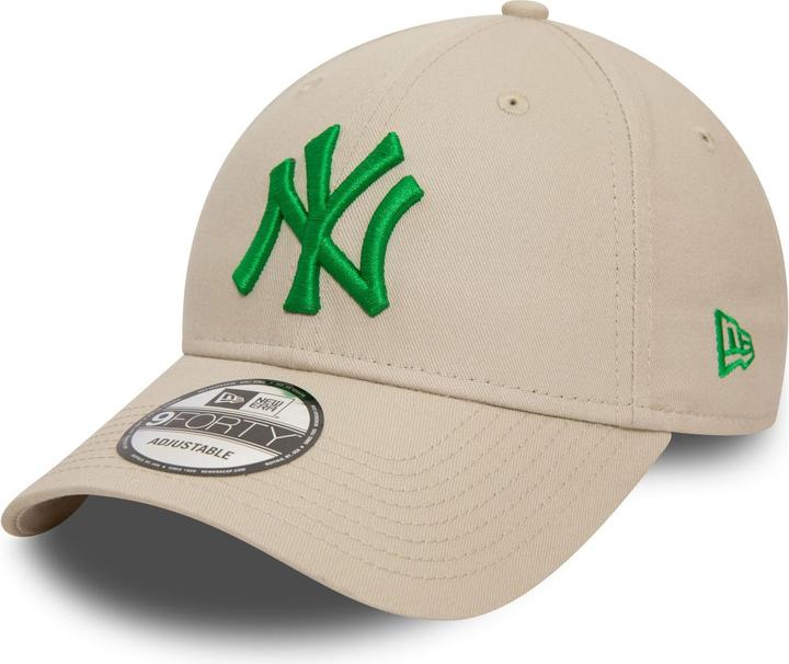 Produktbild New Era 9Forty Strapback Cap - New York Yankees stone beige