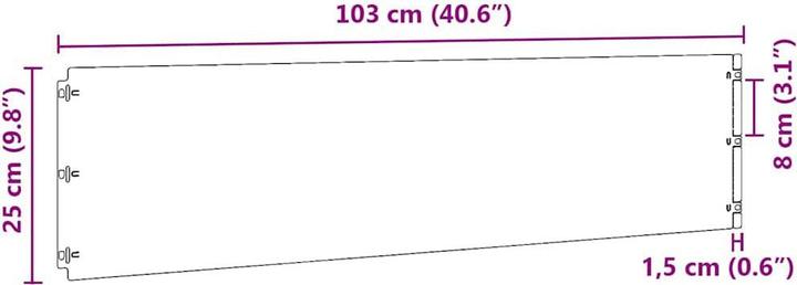 Immagine prodotto VidaXL Bordatura per prato 10 pz. Verde oliva 25x103 cm Bordatura da giardino in acciaio laminato a freddo (103 cm)