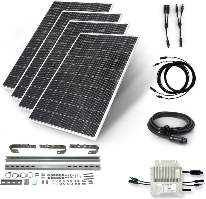 Autosolar Balkonkraftwerk mit 1340 Watt (1340 W)