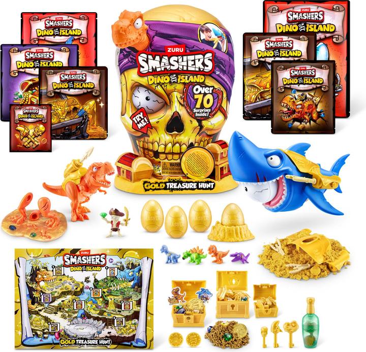 Actual product image Zuru Dino Island Gold Treasure Hunt