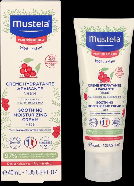 Actual product image Mustela Soothing face cream