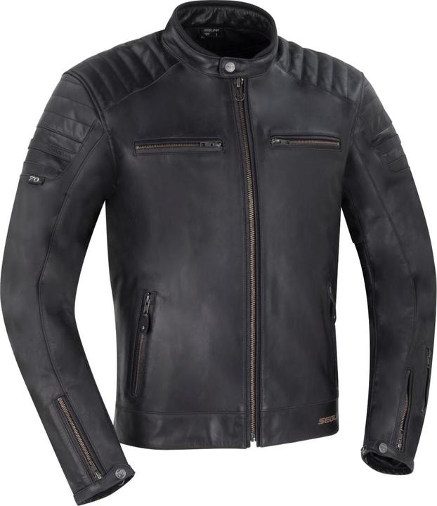 Image du produit Segura STRIPE BLACK EDITION Lederjacke schwarz M (Hommes, M)