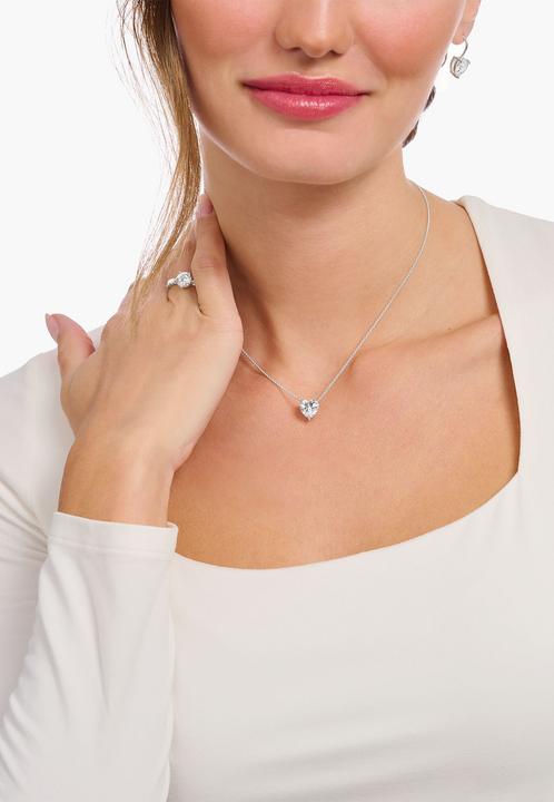 Image du produit Thomas Sabo Chaîne avec un coeur blanc (Argent 925, 40 - 45 cm)