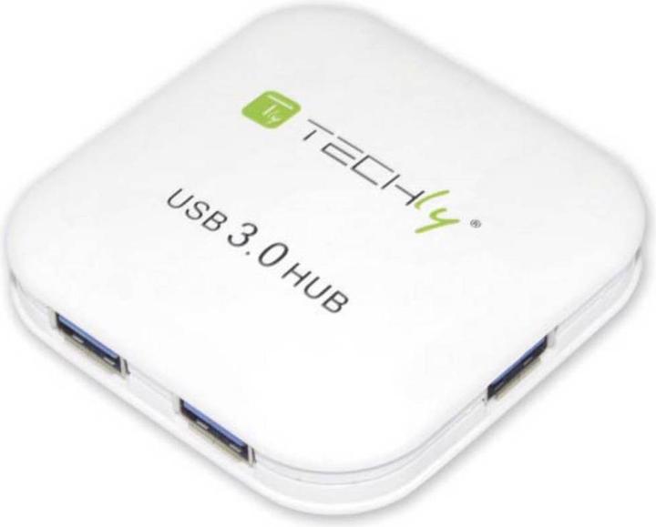 Produktbild Techly IUSB3-HUB4-WH (Micro USB, 4 Ports)