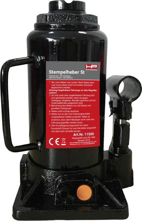 HP Autozubehör Cric hydraulique 5 t Hauteur de travail : 197 - 382 mm