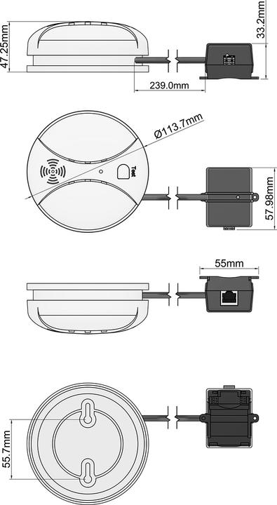 Immagine prodotto AKCP SK40 - Rivelatore di fumo