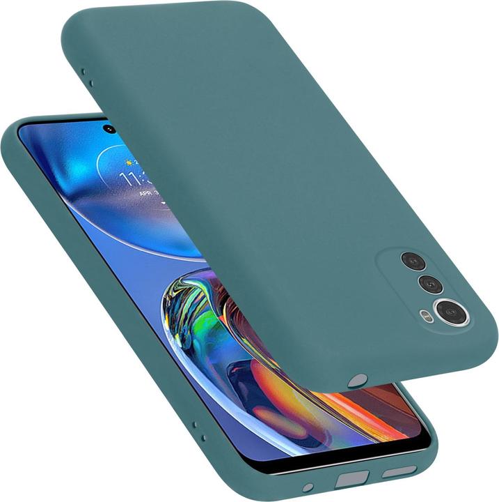 Productafbeelding Cadorabo TPU Liquid Silicone Hoesje Cover voor Motorola MOTO E32 4G / E32S (Motorola Moto E32s)