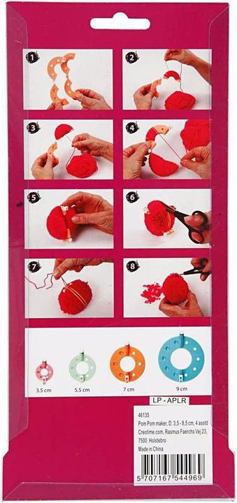 Immagine prodotto Creativ Company Modelli di Pompom in un set