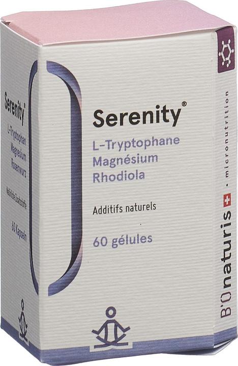 Actual product image B'Onaturis with tryptophan magnesium mines and rhodiola. (1 Piece, Capsules, 650 g)