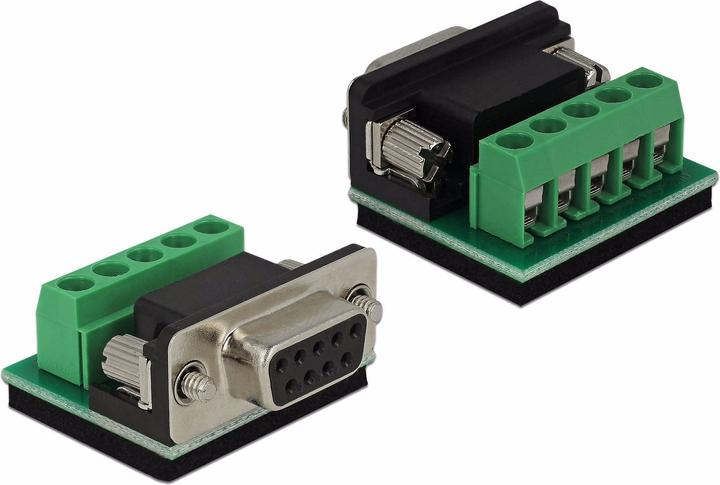 Actual product image Delock Connector RS232 - RS422/485 Terminal Block, ESD protection (0.06 m)