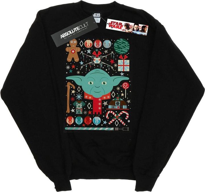 Star Wars Yoda Christmas Sweatshirt Jungen