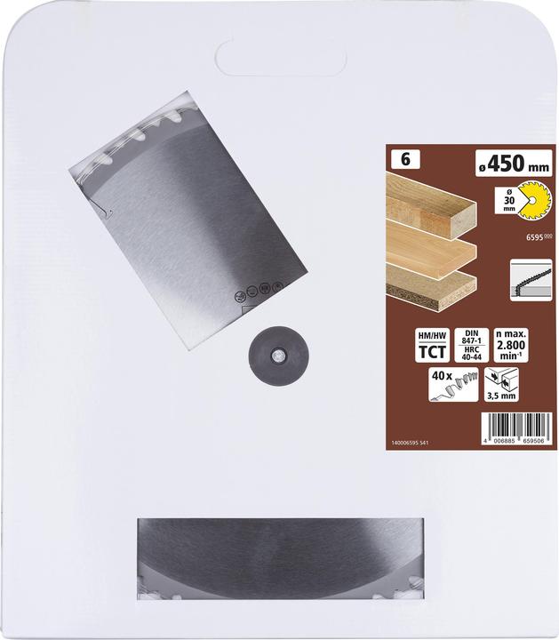 Image du produit wolfcraft wolfcraft 1 Tischkreissägebl. HM, 24 Zähne, ø250mm