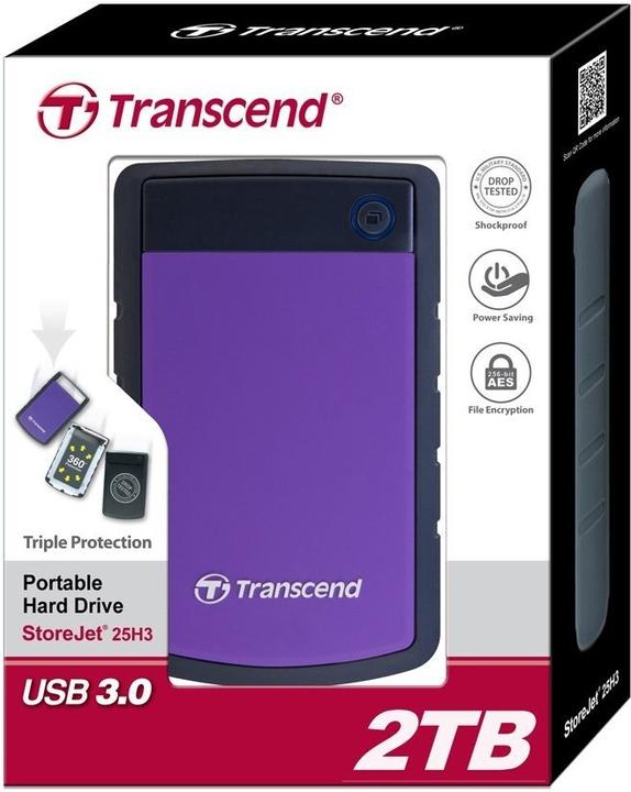 Actual product image Transcend StoreJet 25H3 (2 TB)