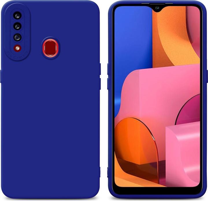 Productafbeelding Cadorabo Hoesje voor Samsung Galaxy A20s in TPU Fluid LM162 Style (Samsung Galaxy A20)
