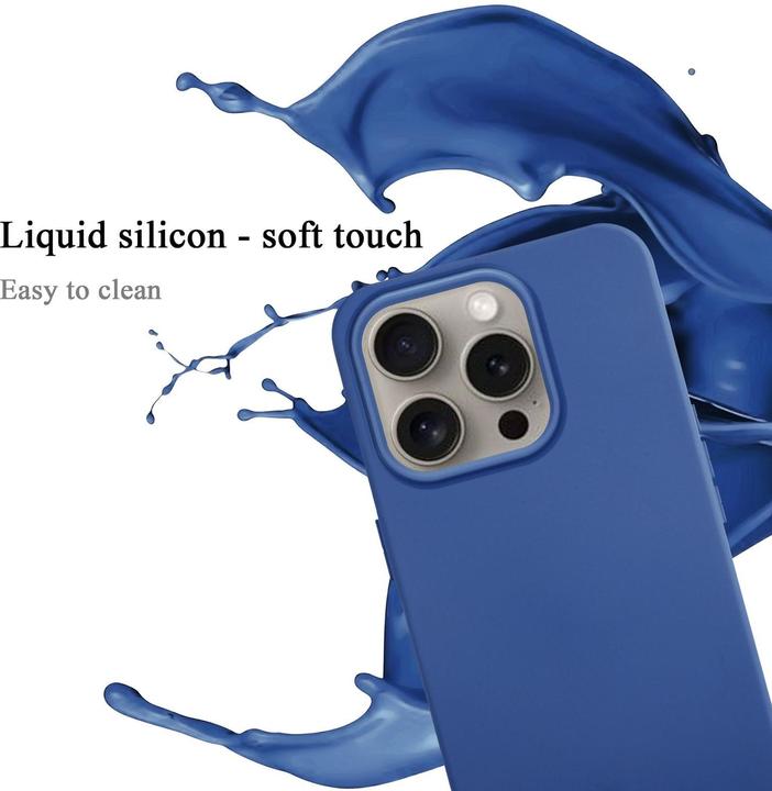 Produktbild Cadorabo Hülle für iPhone 16 PRO MAX TPU im Liquid Schutz Design (Apple iPhone 16 Pro Max)
